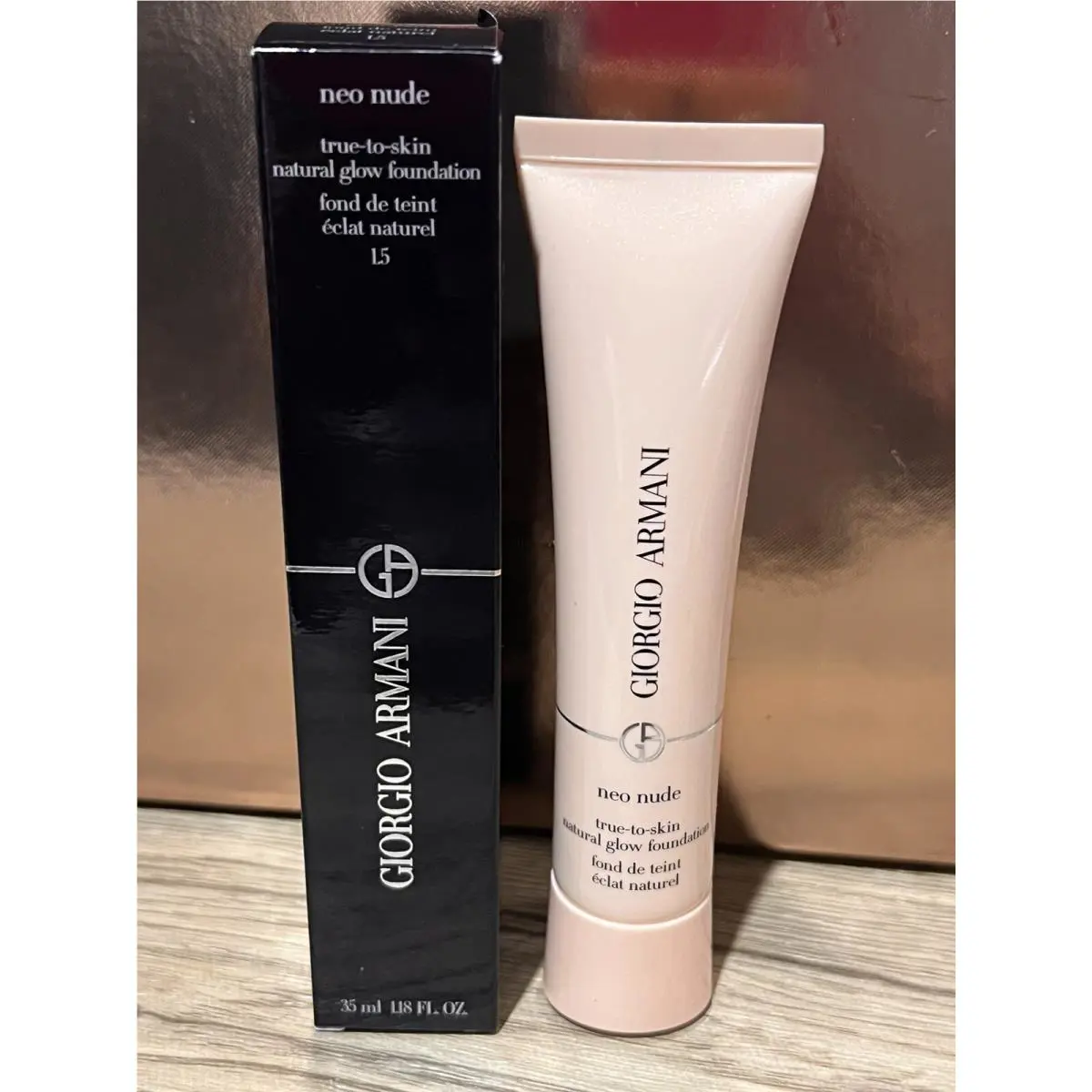 1.5 Giorgio Armani Neo True-to-skin Natural Glow Foundation 1.18oz