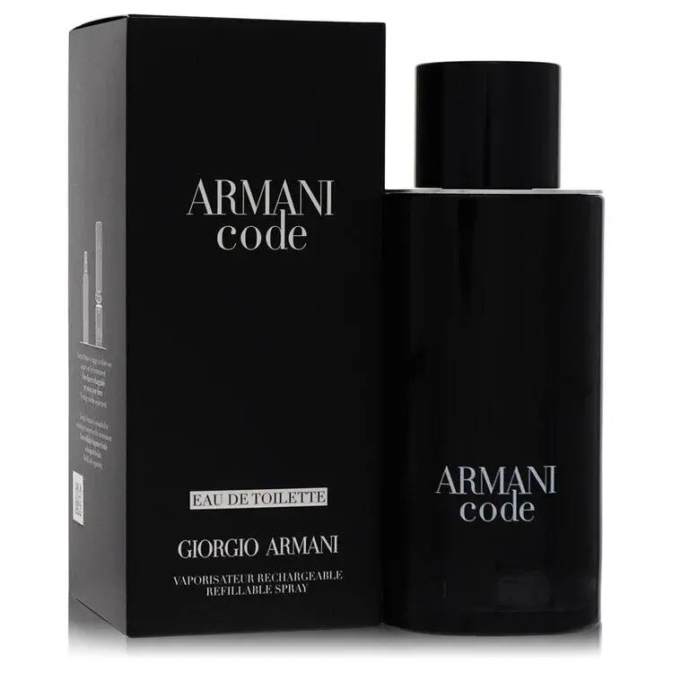Giorgio Armani Armani Code Eau DE Toilette Spray For Men Refillable 4.2 FL OZ