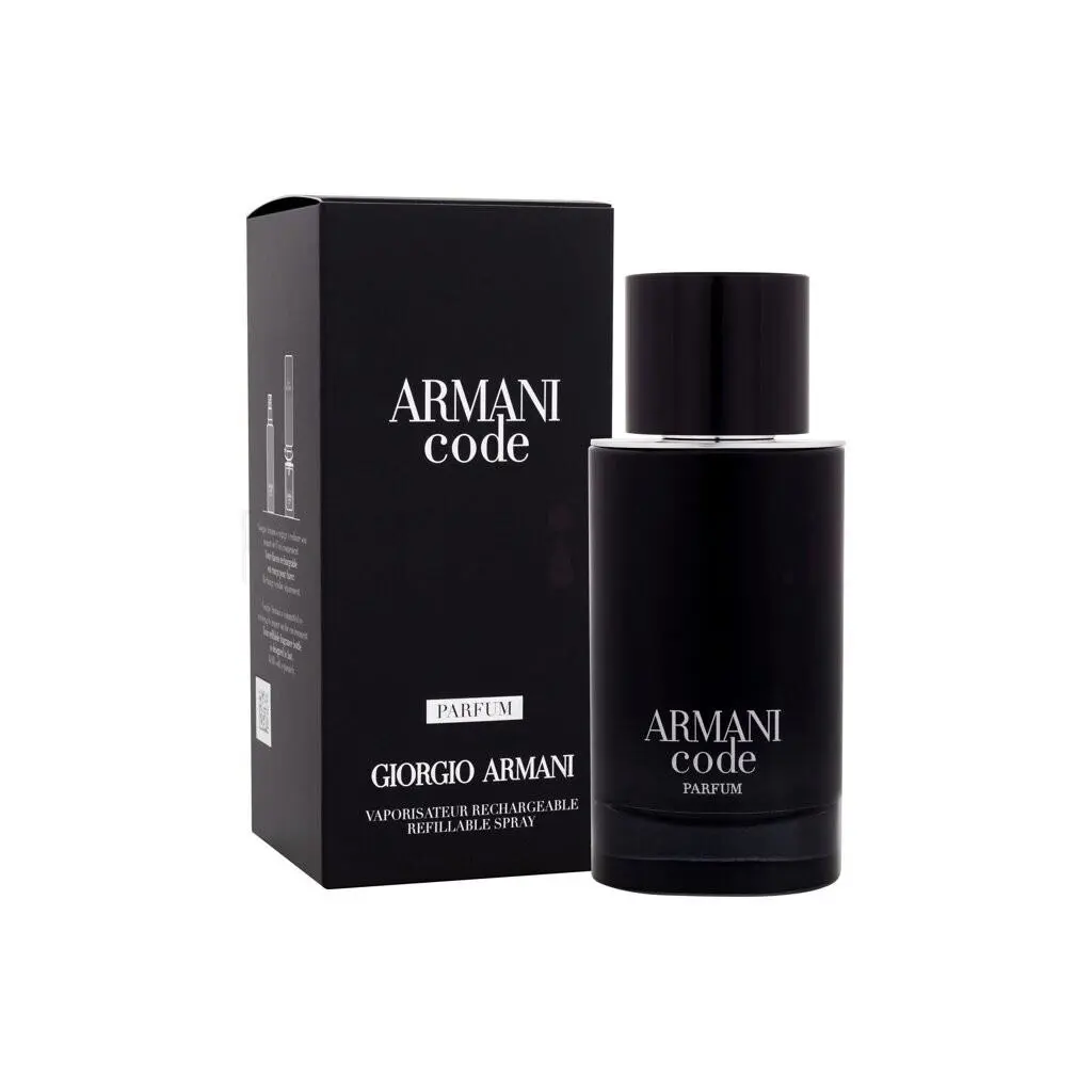 Armani Code Parfum By Giorgio Armani 2.5 Fl. Oz. 75 Ml. Refillable Spray