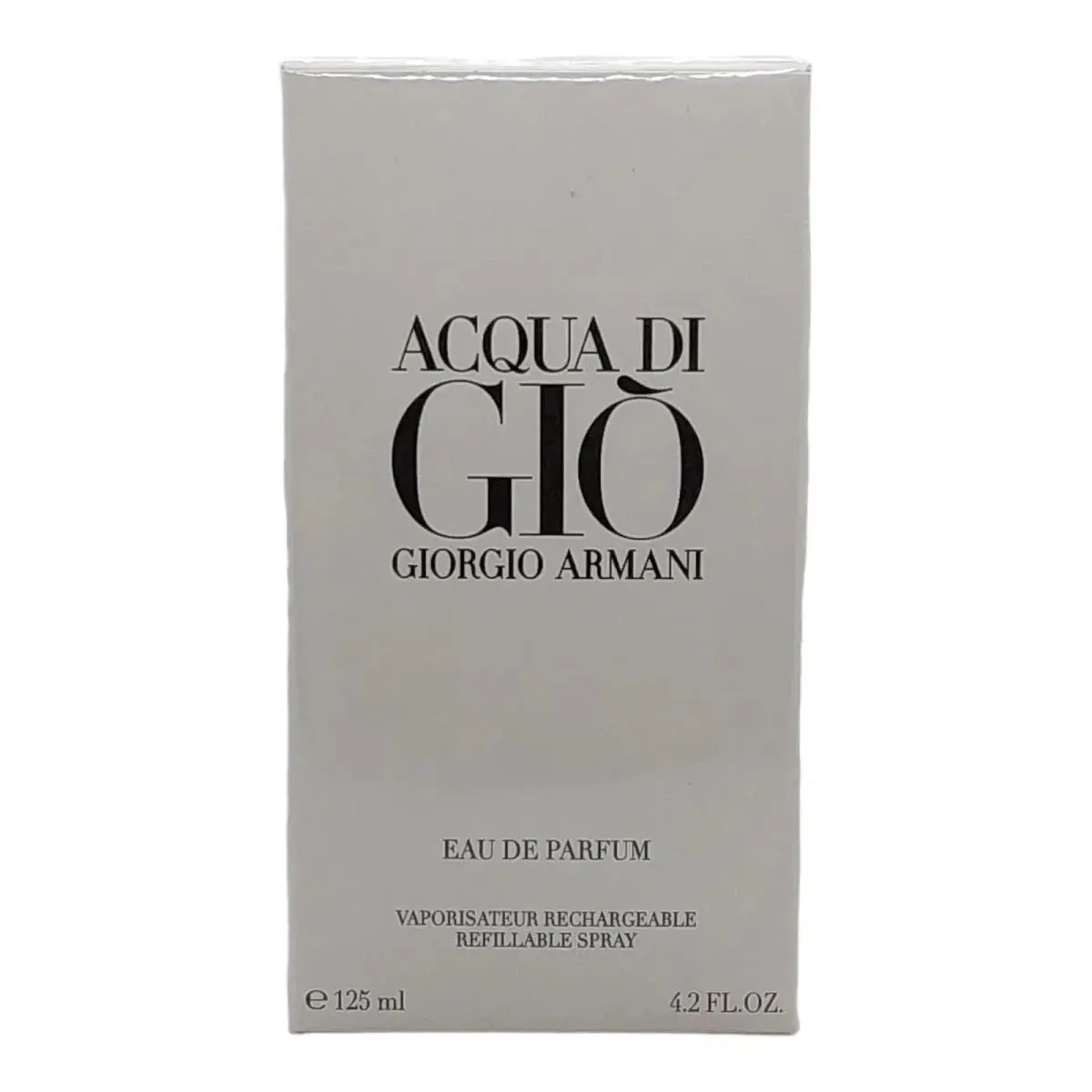 Giorgio Armani Acqua Di Gio For Men Eau De Parfum 4.2 oz 125ml Refillable