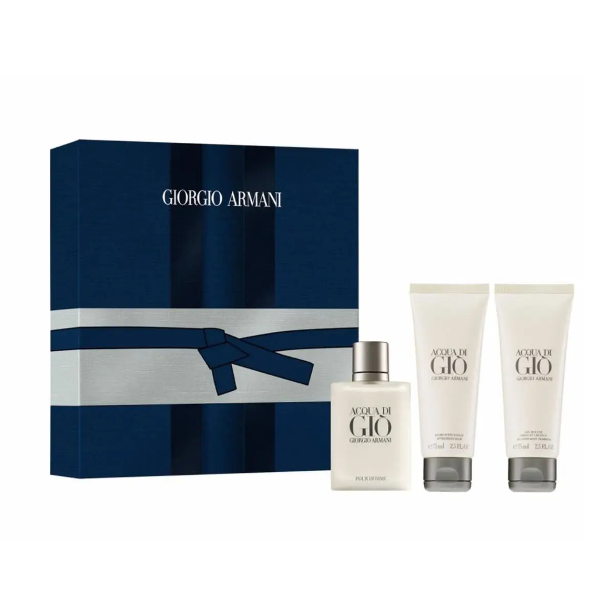 Acqua di Gio by Giorgio Armani Edt Set For Men 1.7oz 3pc Gift Box