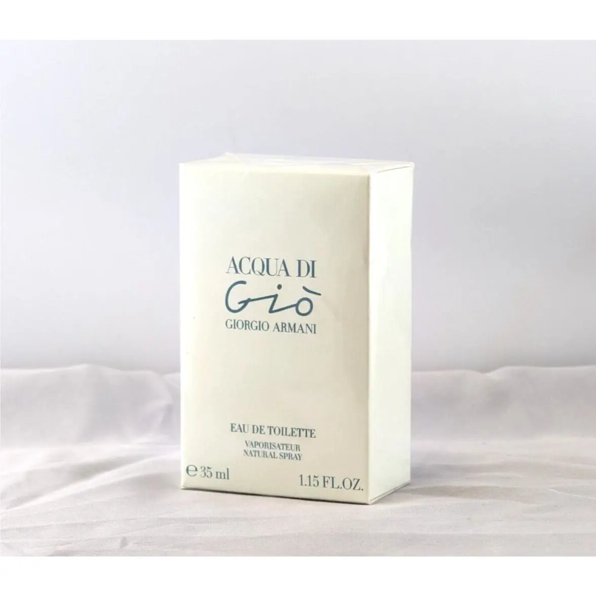 Acqua DI Gio Giorgio Armani Eau De Toilette 1.15oz - Made in France - Box