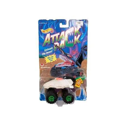 Vintage Hot Wheels The Darkclaw 1992 Attack Pack White Variation