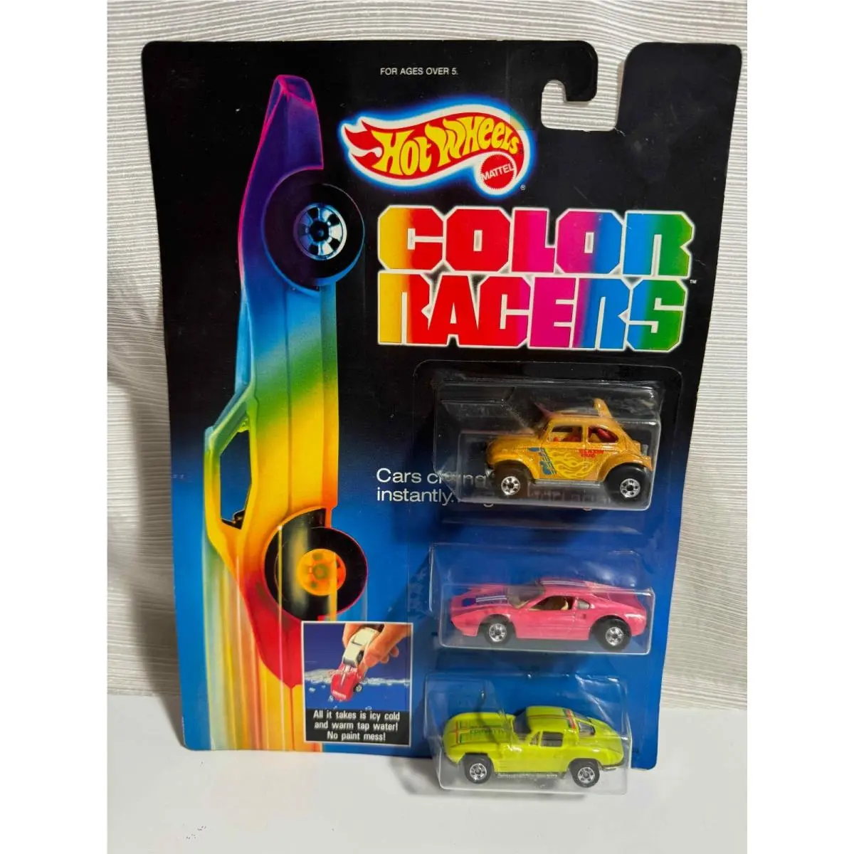 Hot Wheels Color Racers II 3 Pack Street Beast Corvette Bug