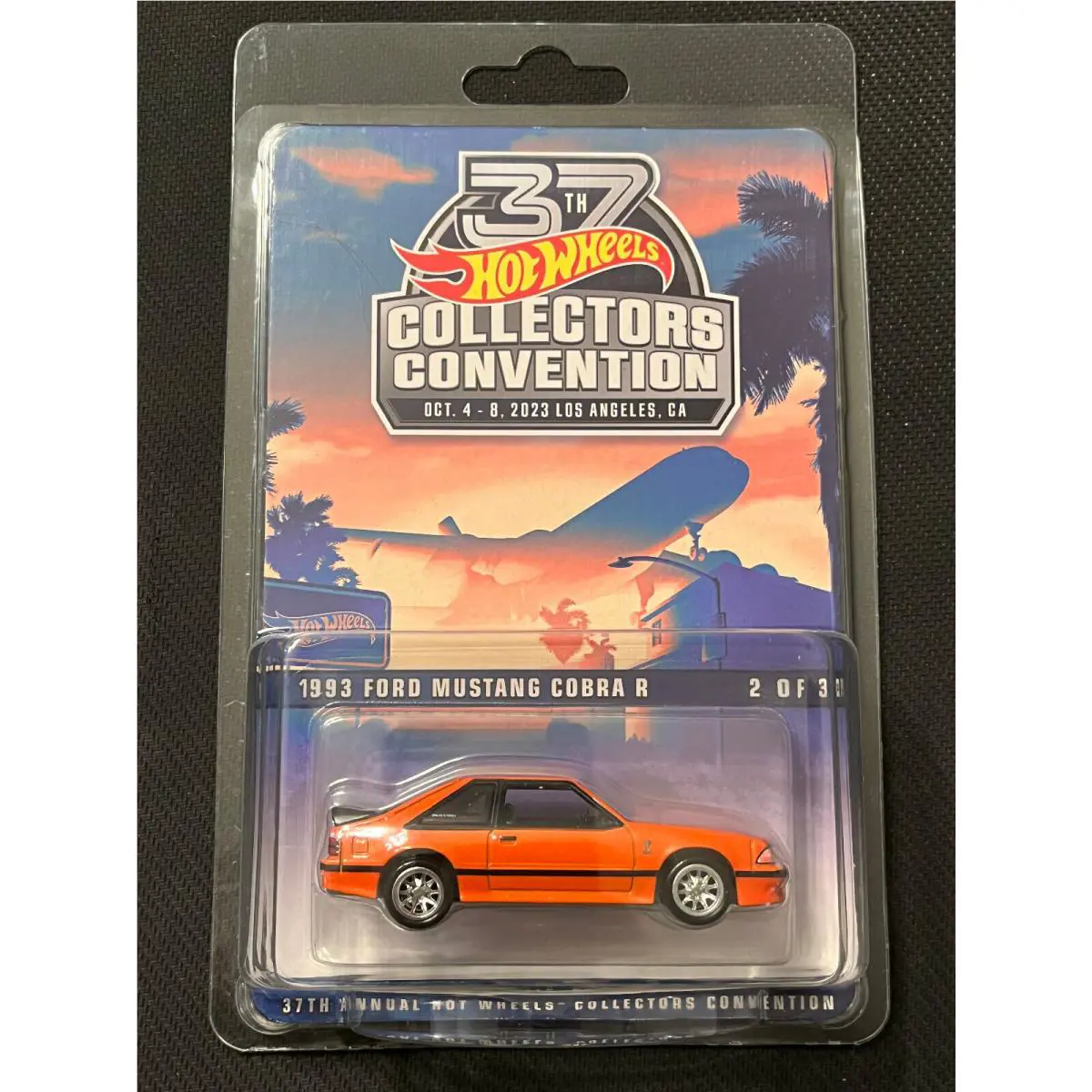 Hot Wheels 2023 Convention - 1993 Ford Mustang Cobra R - Orange - 3420 of 6200