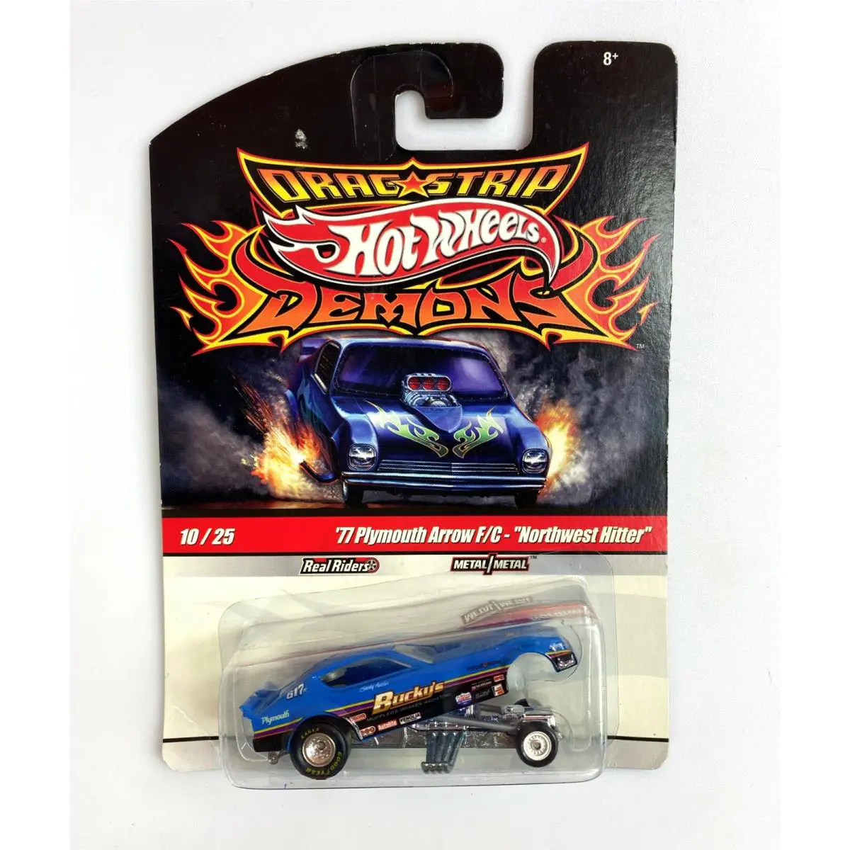 77 Plymouth Arrow F/c Northwest Hitter Hot Wheels Dragstrip Demons Car