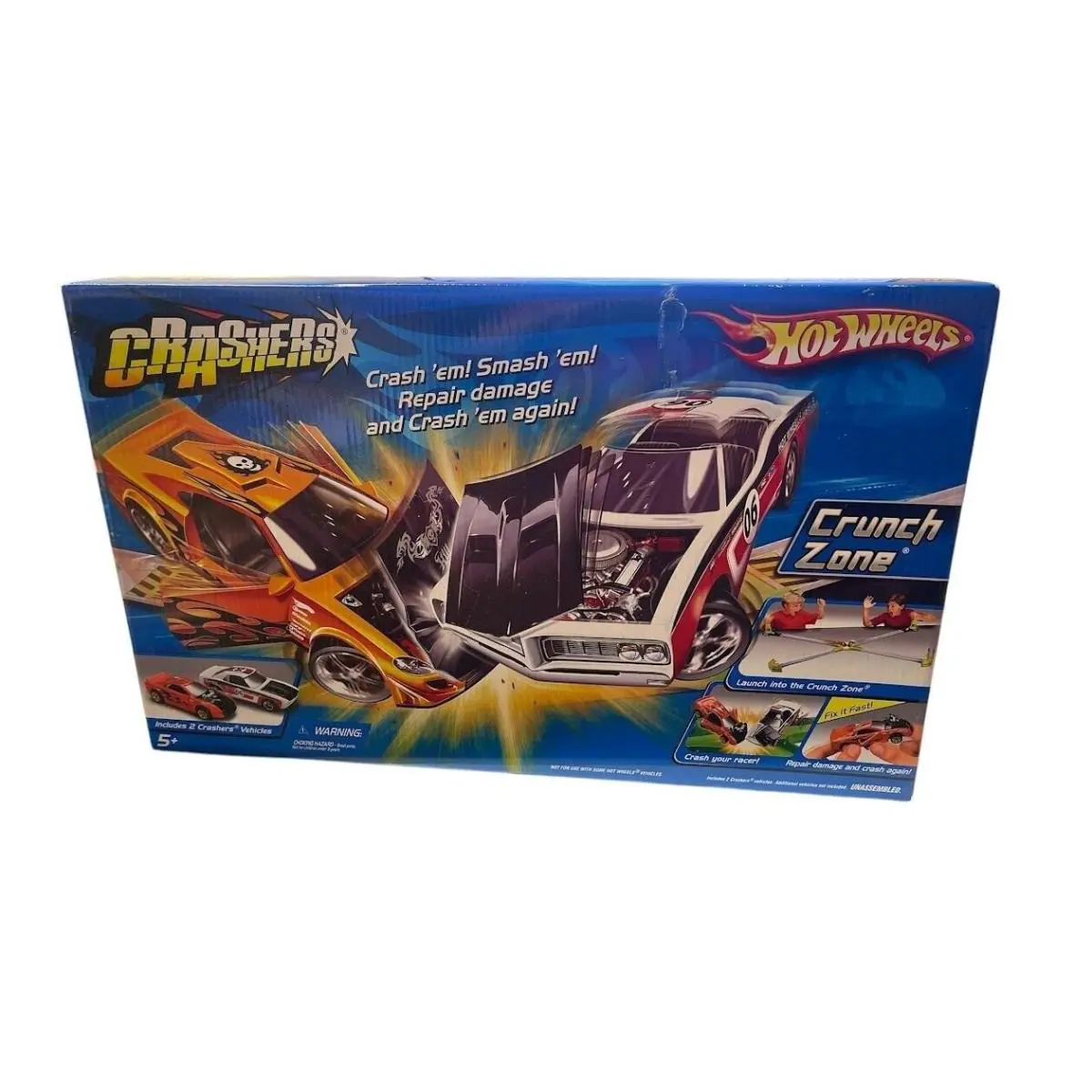 Hot Wheels Crashers Crunch Zone Crash Set - 5+ Years