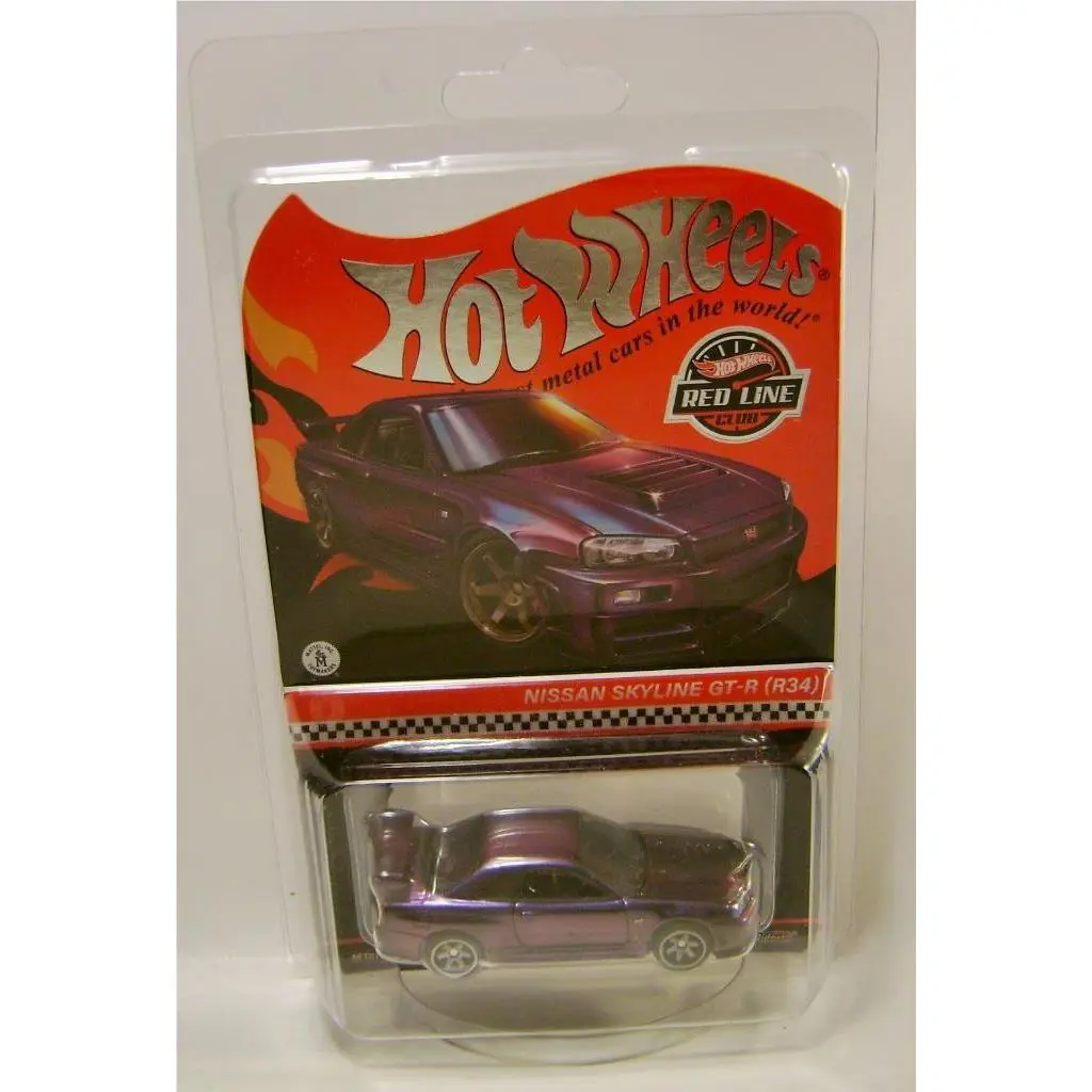 Nissan Skyline Gt-r R34 Red Line Club Car Rlc Hot Wheels 2024