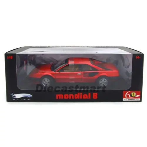 Hotwheels 1:18 Elite 60TH Ferrari Mondial 8 Met Red