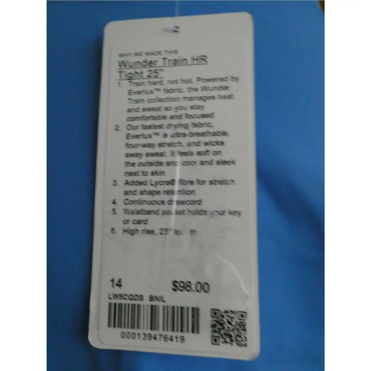 Lululemon clothing - Blue 5
