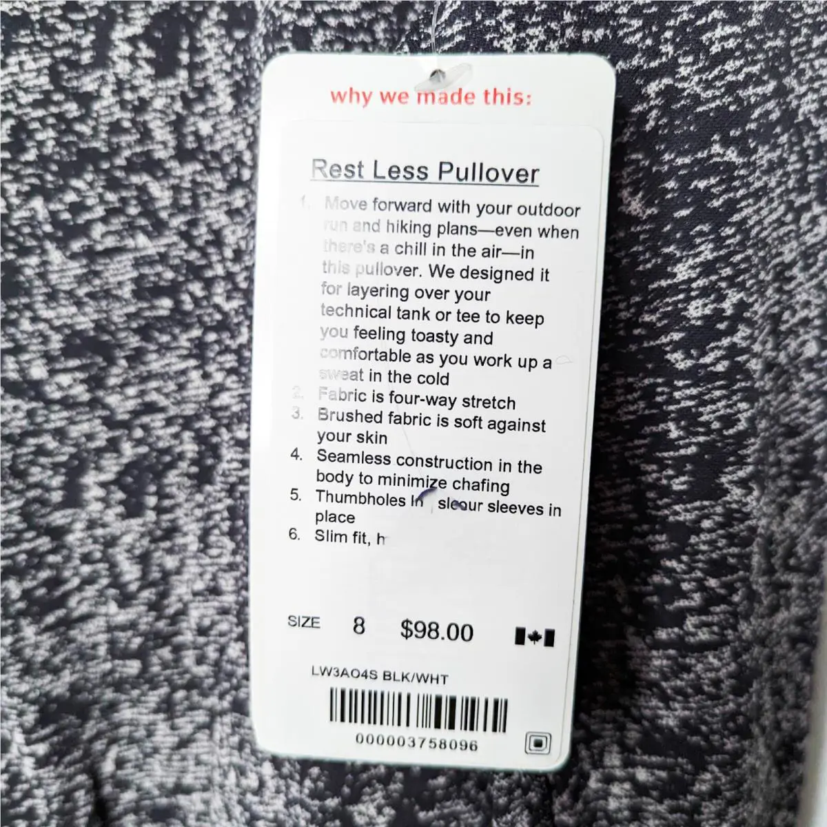 Lululemon clothing - NA - Black 1