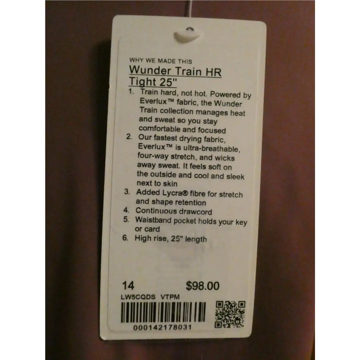 Lululemon clothing - Soft Brushed 5