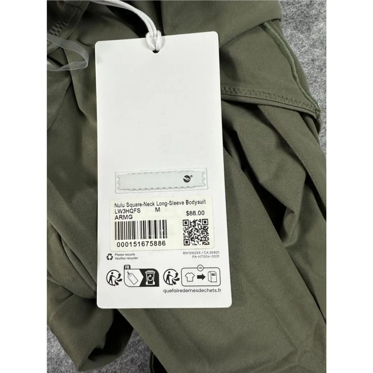 Lululemon clothing - Green 1
