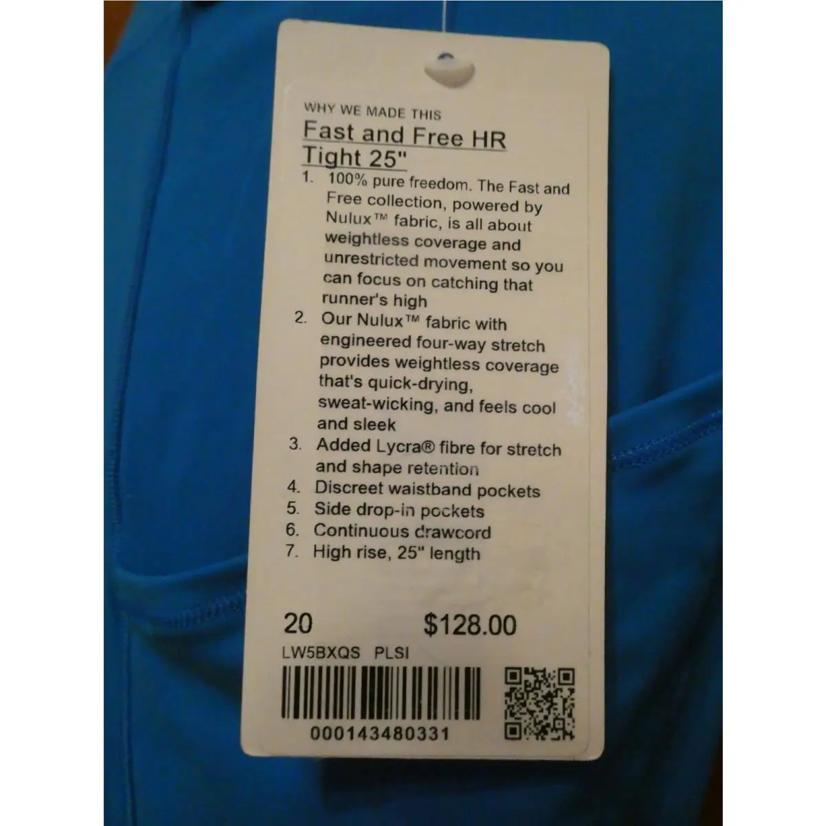 Lululemon clothing - LW5BXQS - Blue 7