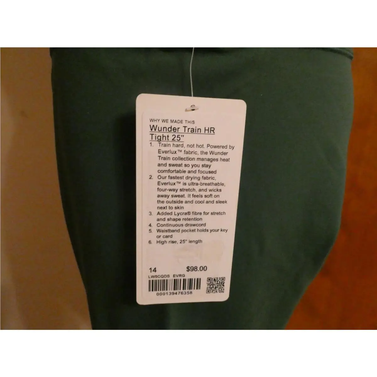 Lululemon clothing - Green 4