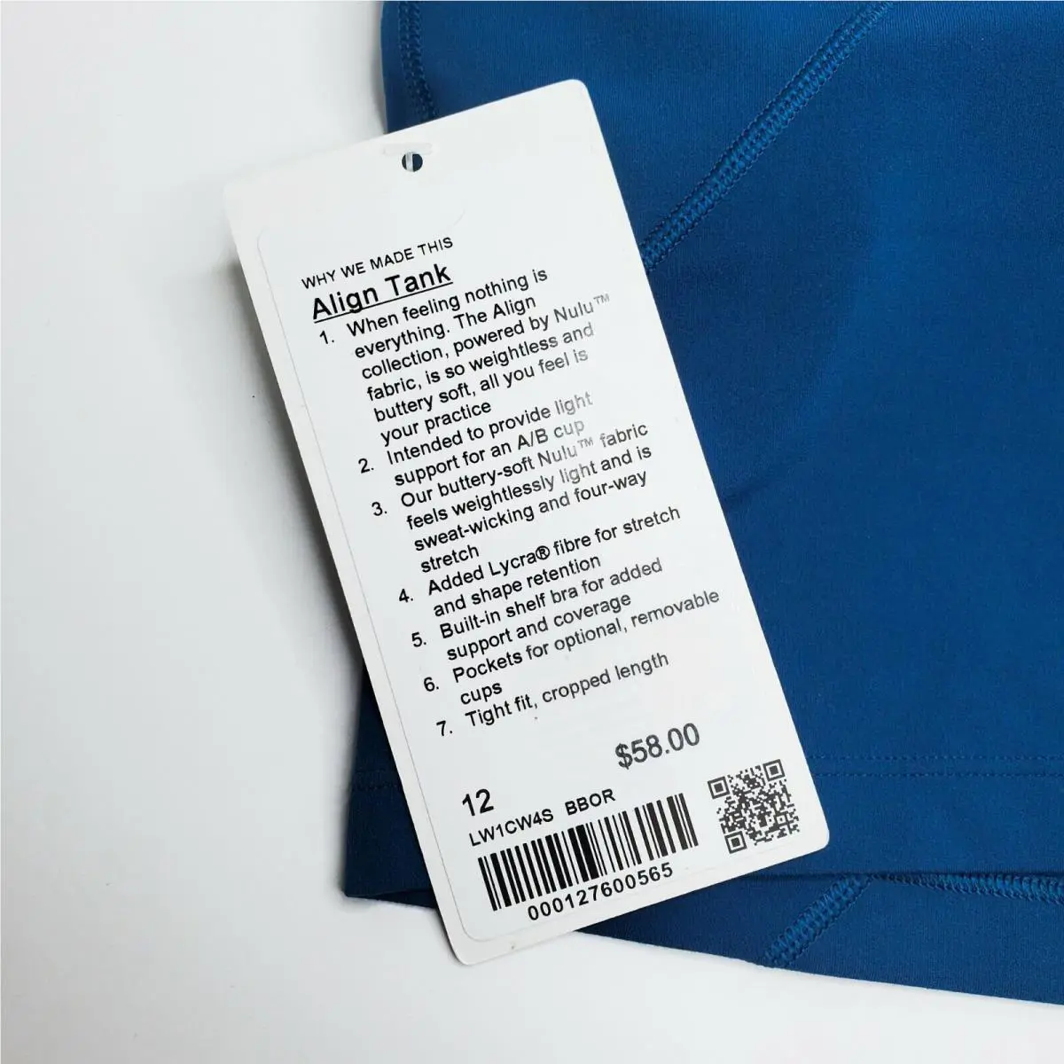 Lululemon clothing - Lululemon Align Tank - Align Tank - Blue 2