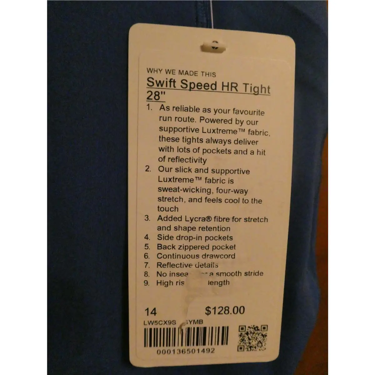 Lululemon clothing - SYMB (royal blue) 5