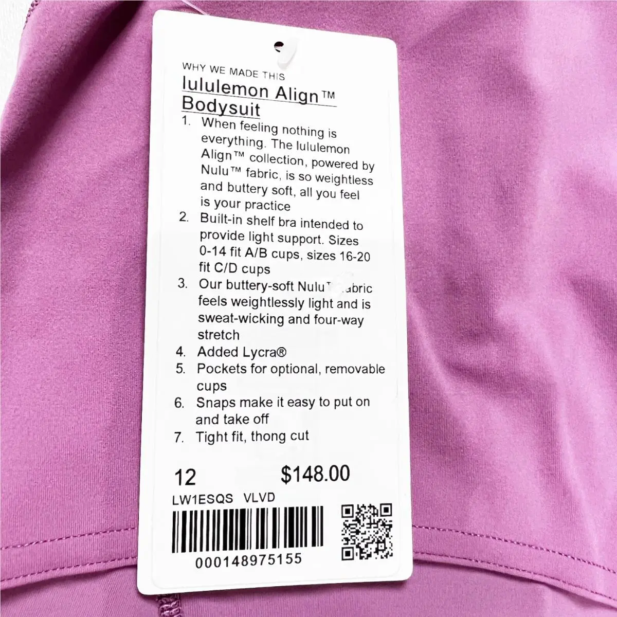 Lululemon clothing - na - VLVD - Pink 4