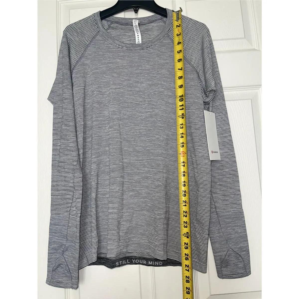Lululemon clothing - Blue/Grey Striped 0