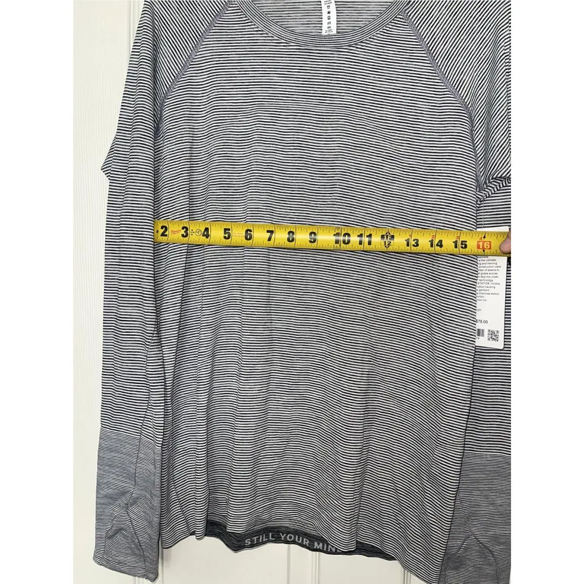Lululemon clothing - Blue/Grey Striped 1