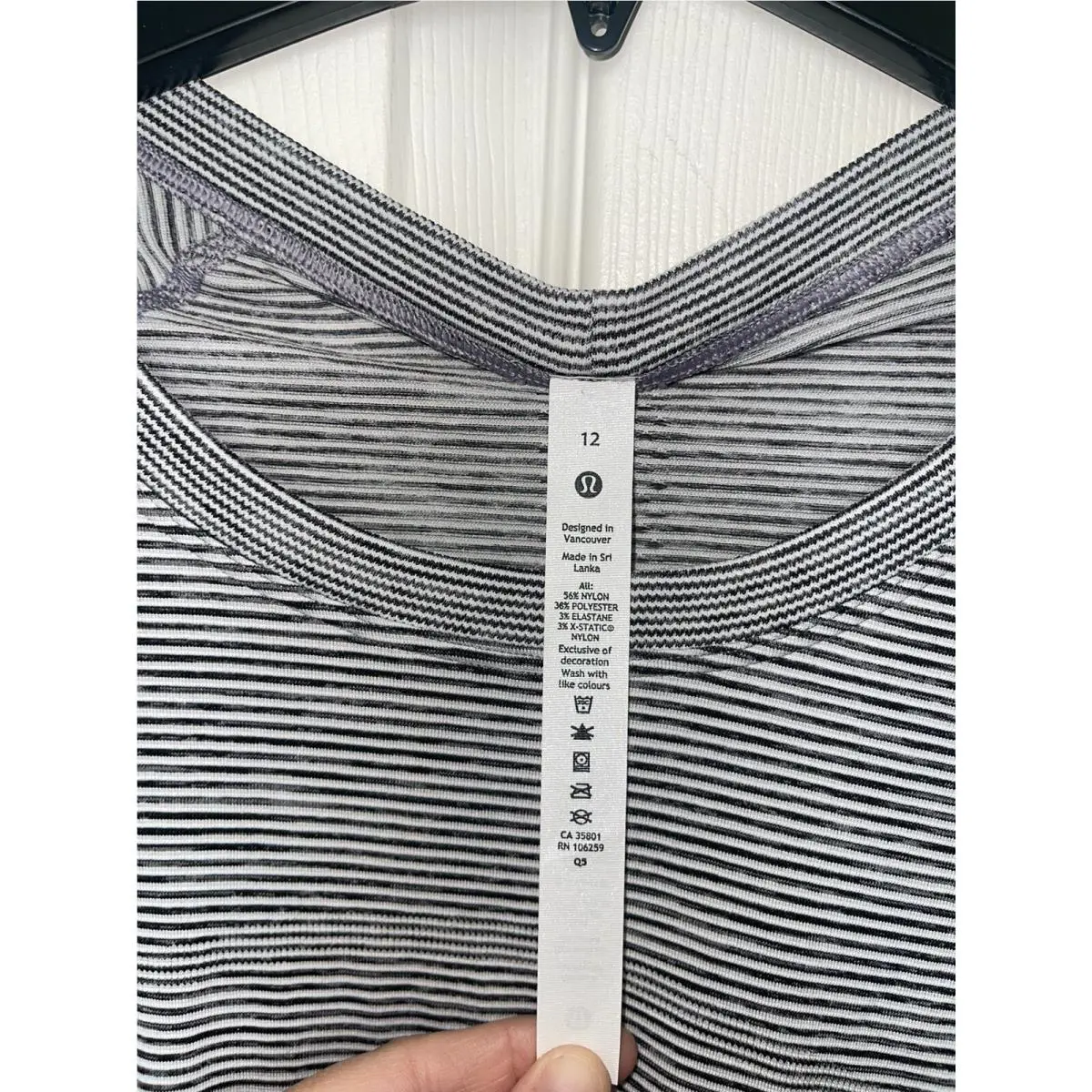 Lululemon clothing - Blue/Grey Striped 2
