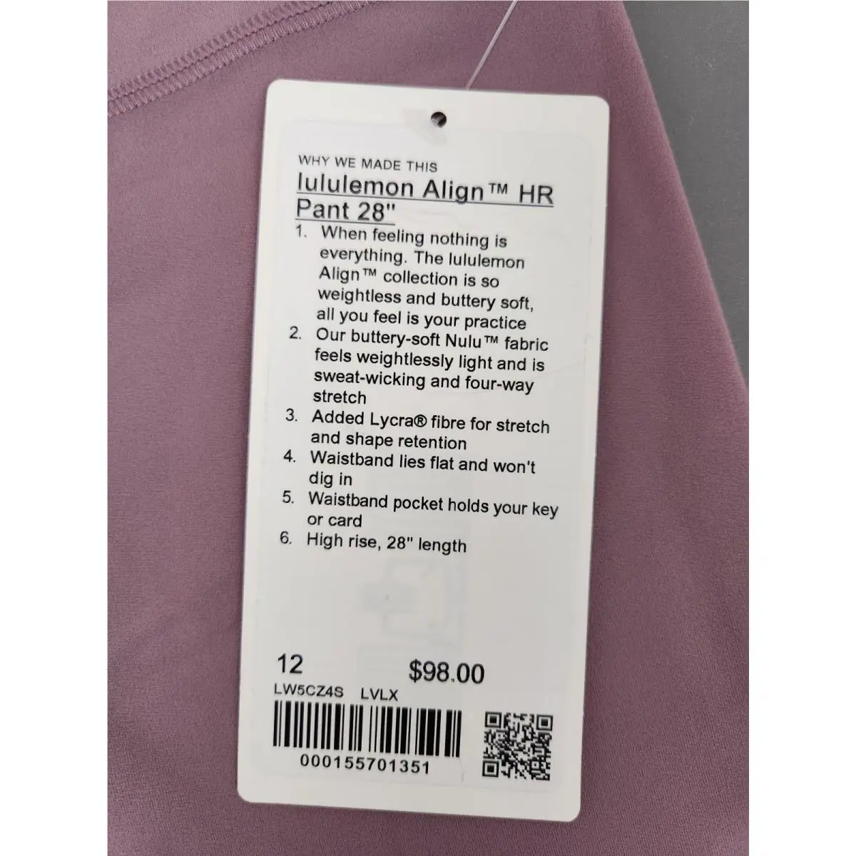 Lululemon clothing - Purple 2