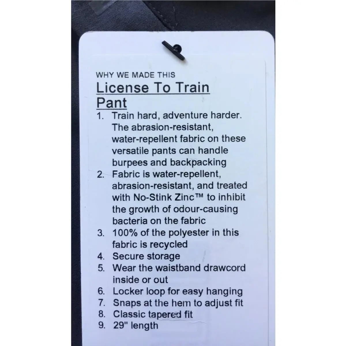 Lululemon clothing - Lululemon LM5ACVS - Gray 2