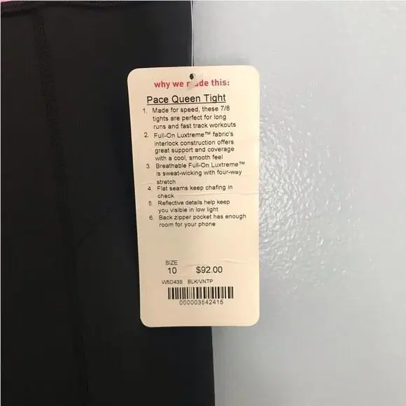 Lululemon clothing - W5D43S - W5D43S - Black 4