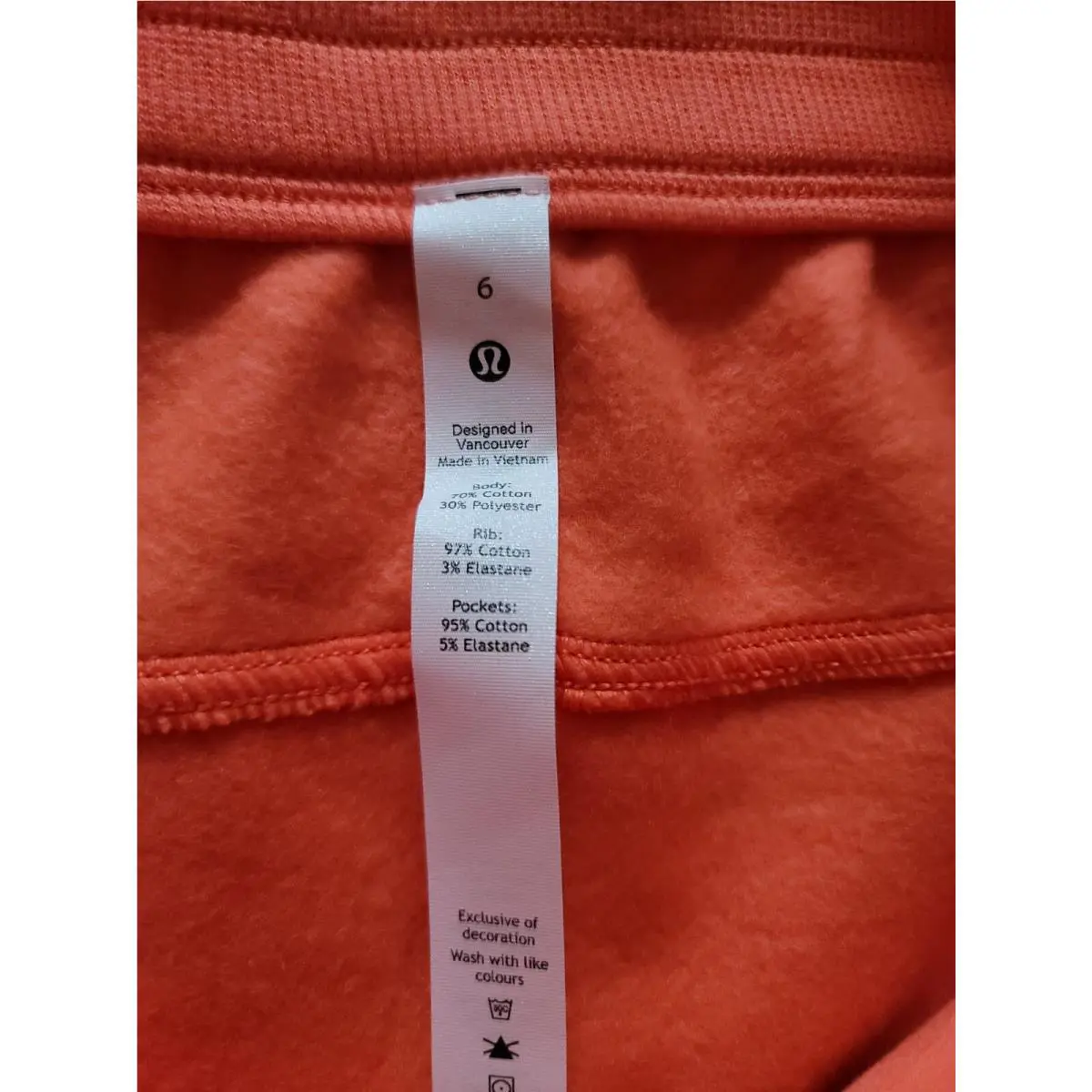 Lululemon clothing - Orange 4
