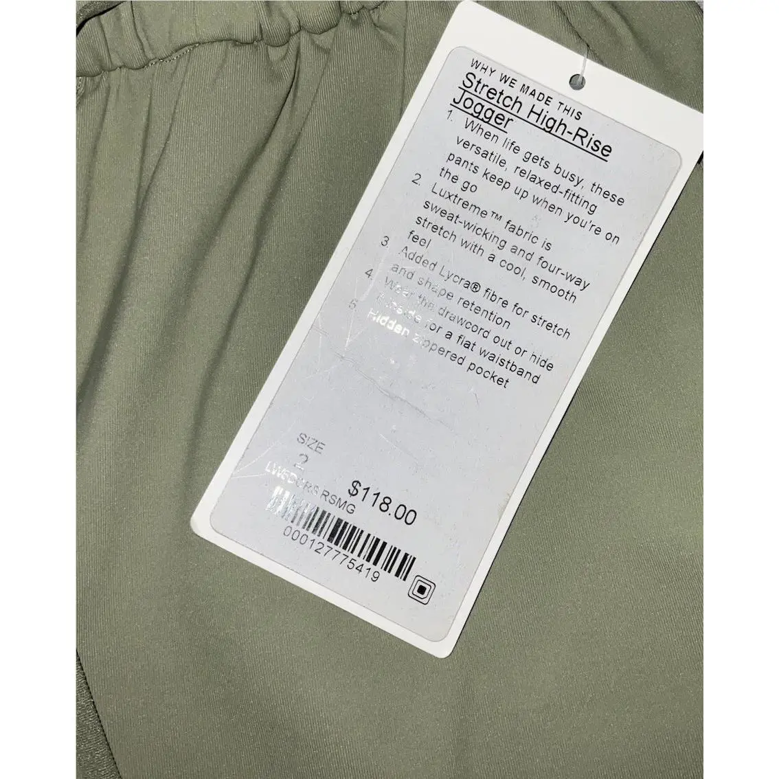 Lululemon clothing - Rosemary Green 3