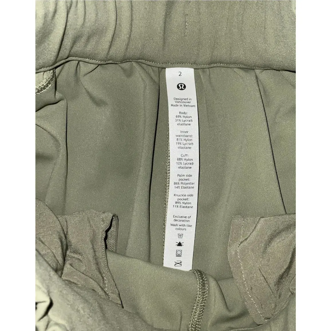 Lululemon clothing - Rosemary Green 4