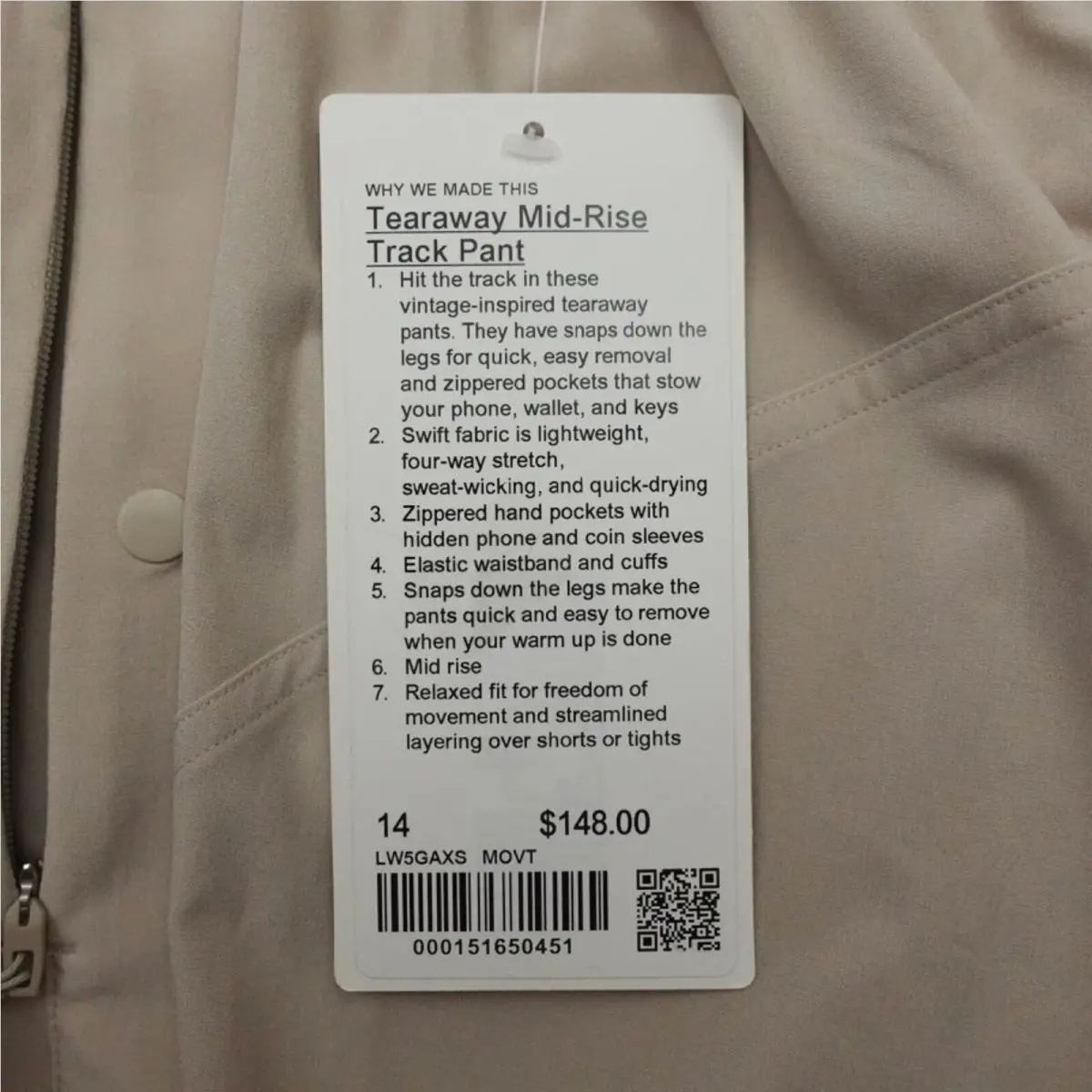 Lululemon clothing - Beige 7