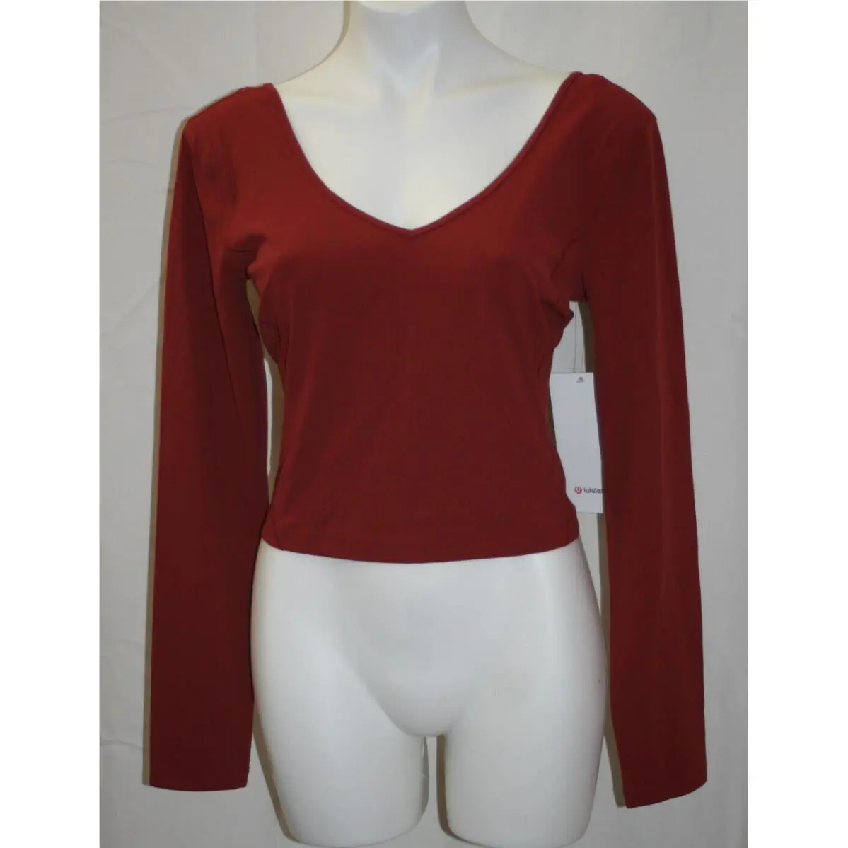 Lululemon Align Long Sleeve V-neck Shirt LW3EV7S Mlwi Size: 10