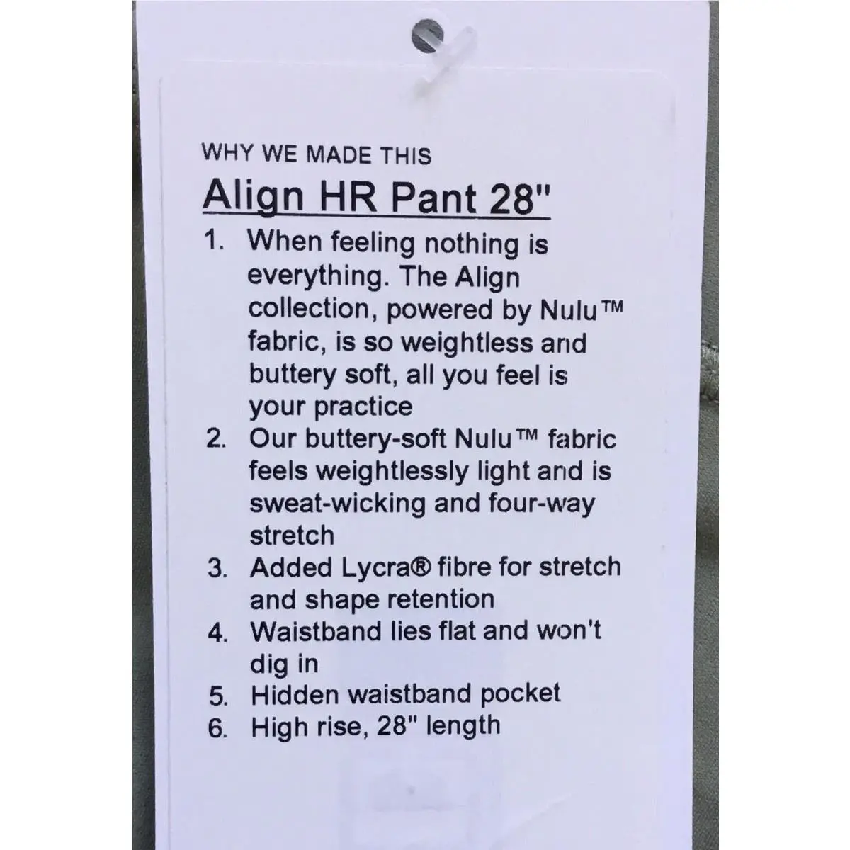 Lululemon clothing - Green 2