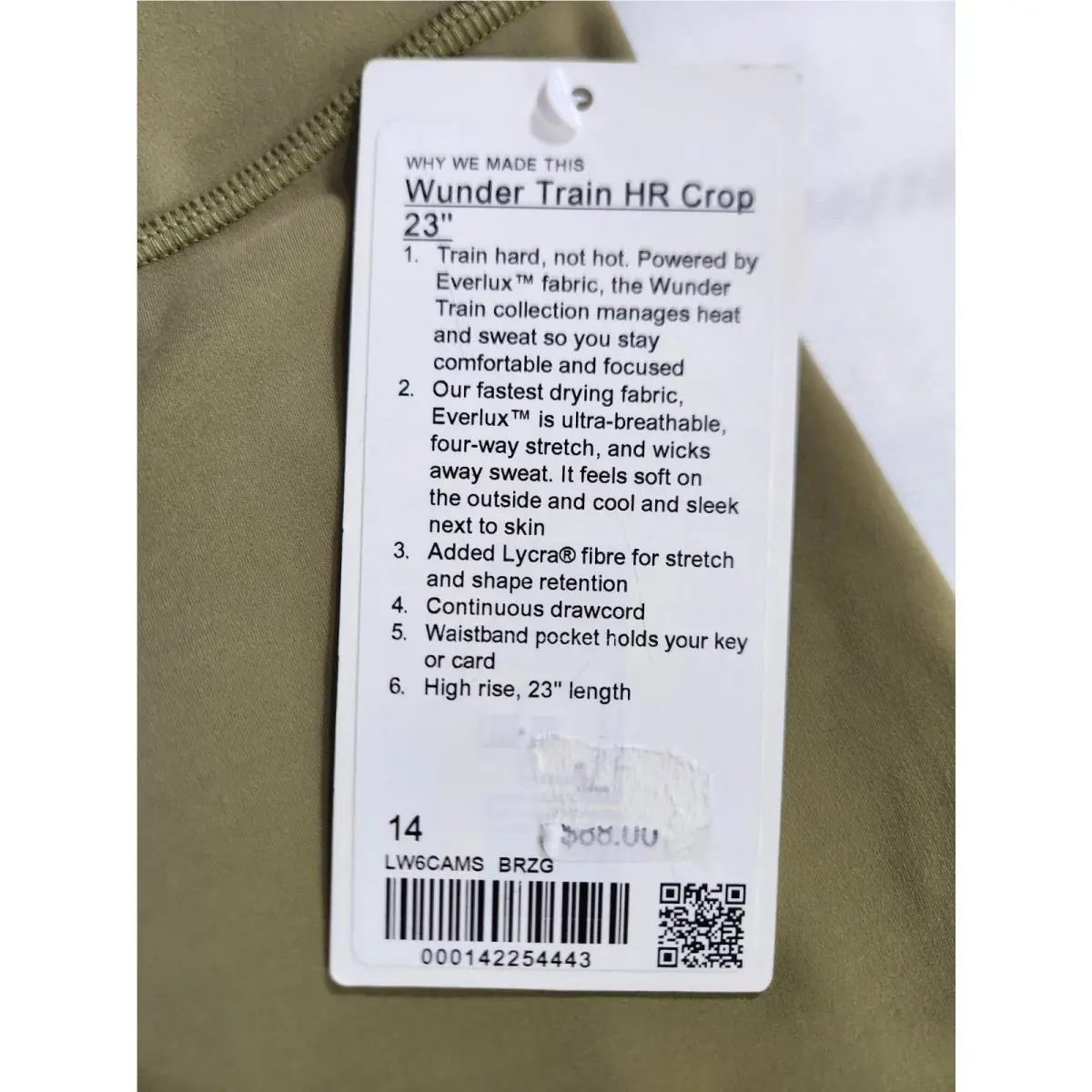 Lululemon clothing - Bronze Green 6