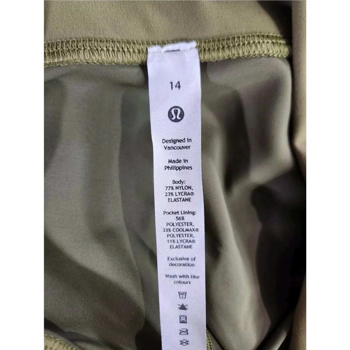 Lululemon clothing - Bronze Green 7