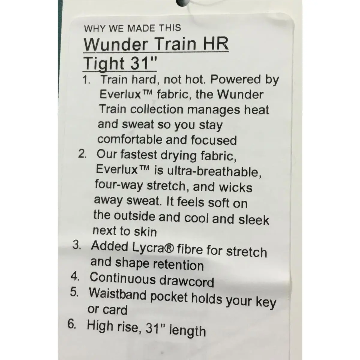 Lululemon clothing - Green 1