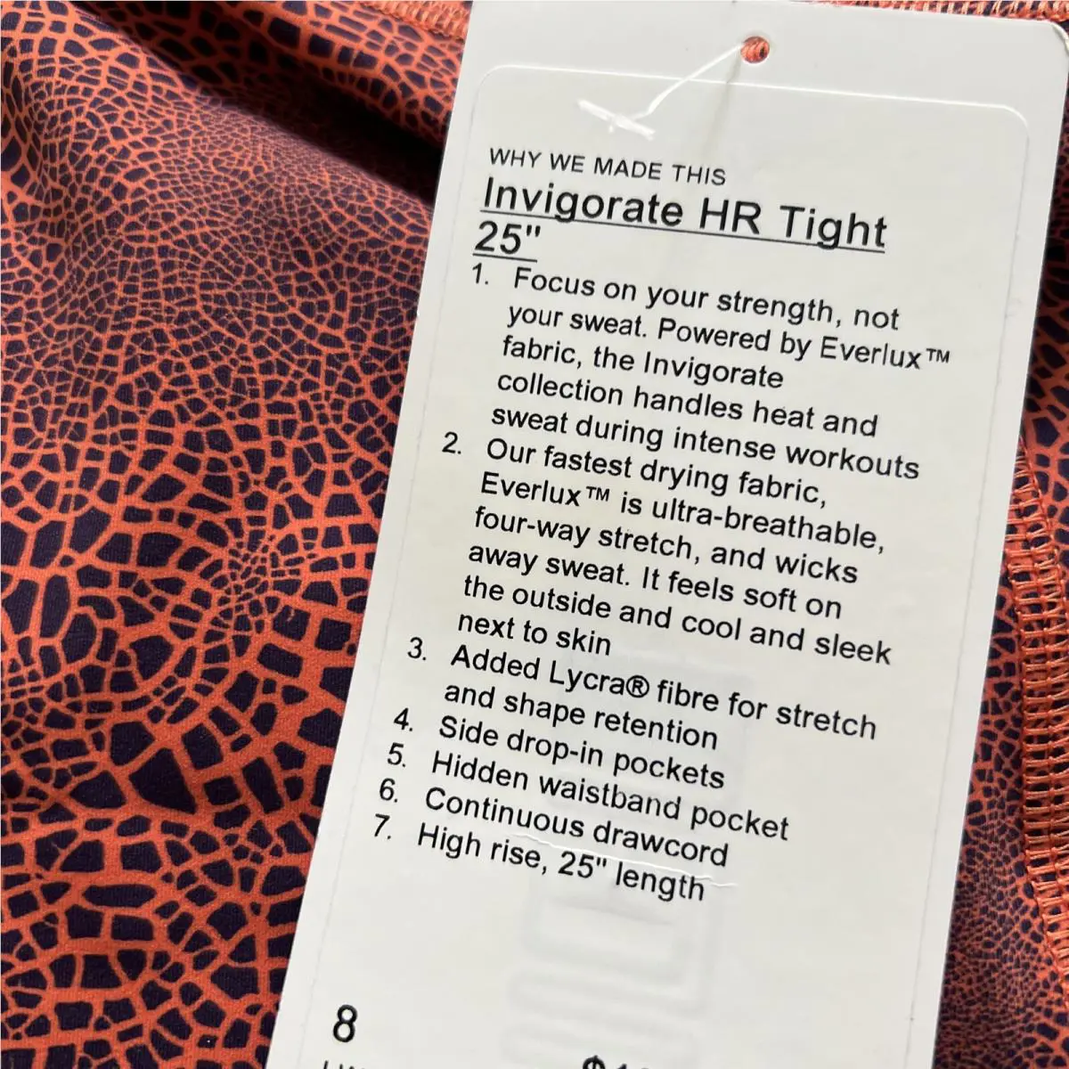 Lululemon clothing - Lw5ct8s - Lw5ct8s - Orange 3