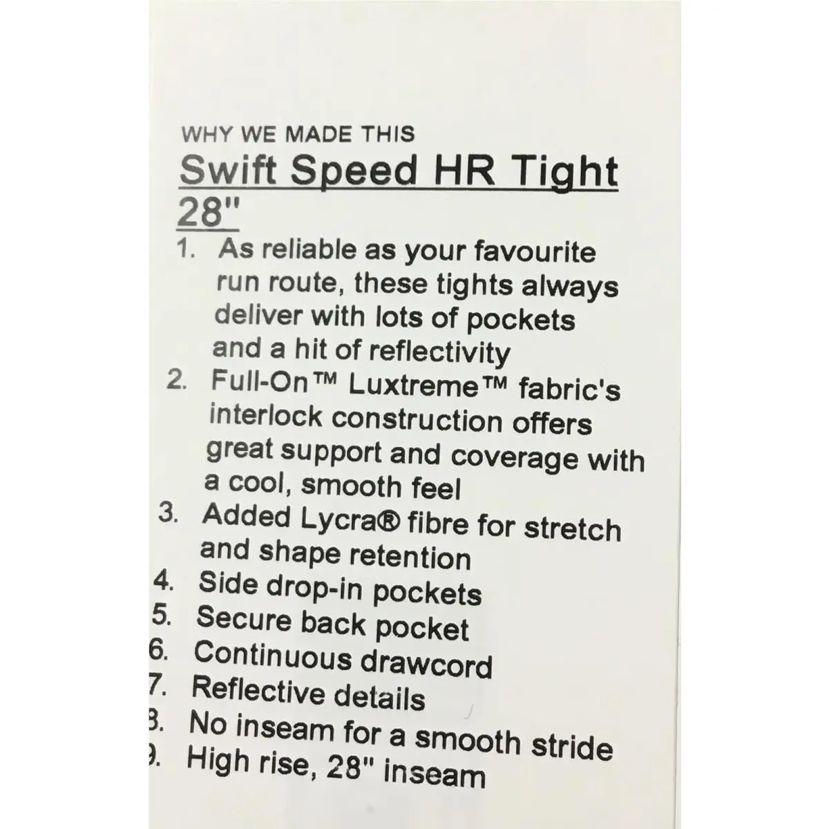 Lululemon clothing - Spiced Bronze 1