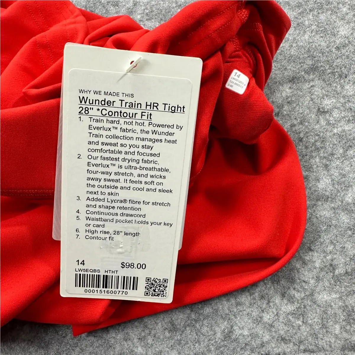 Lululemon clothing - Red 8