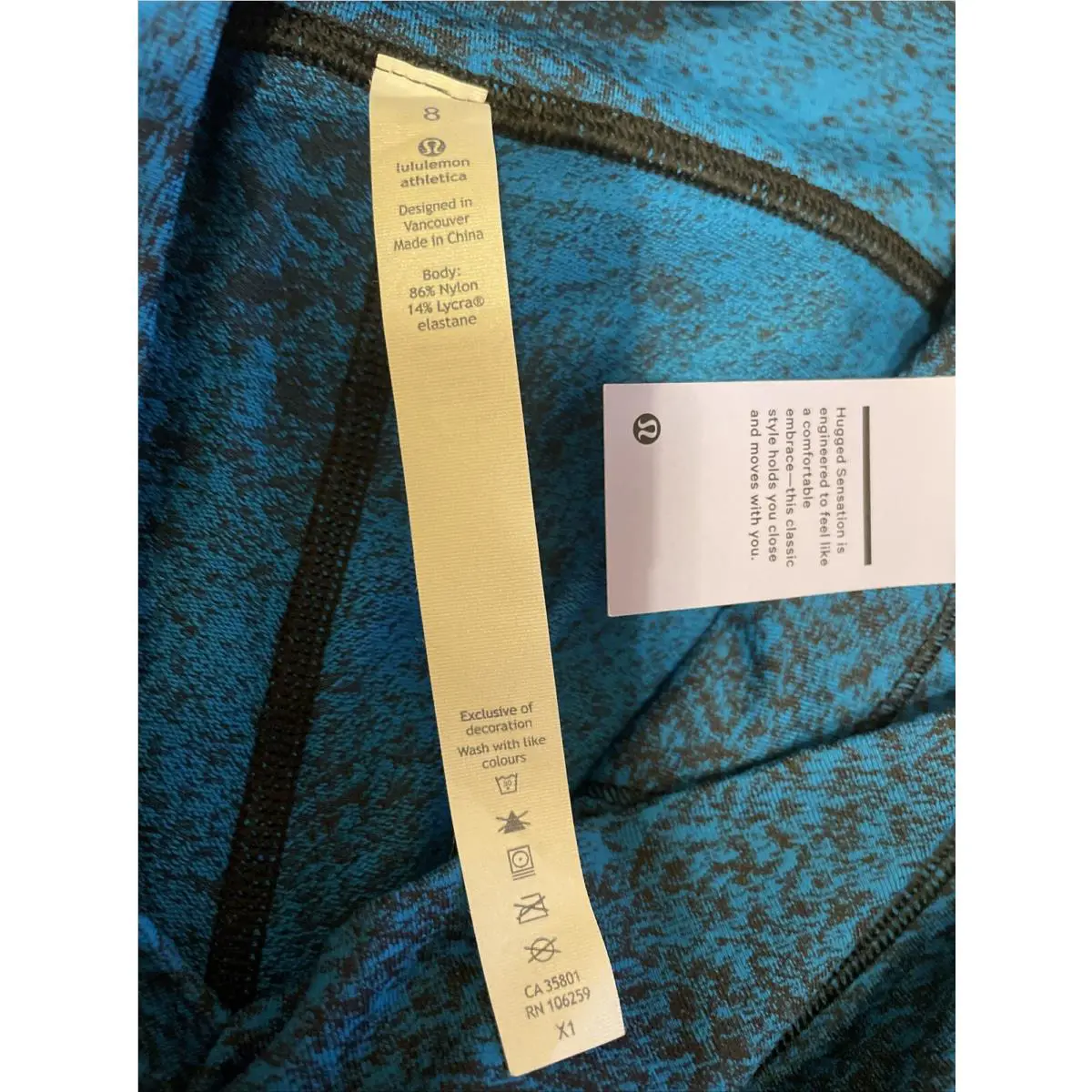 Lululemon clothing - Blue Black 12