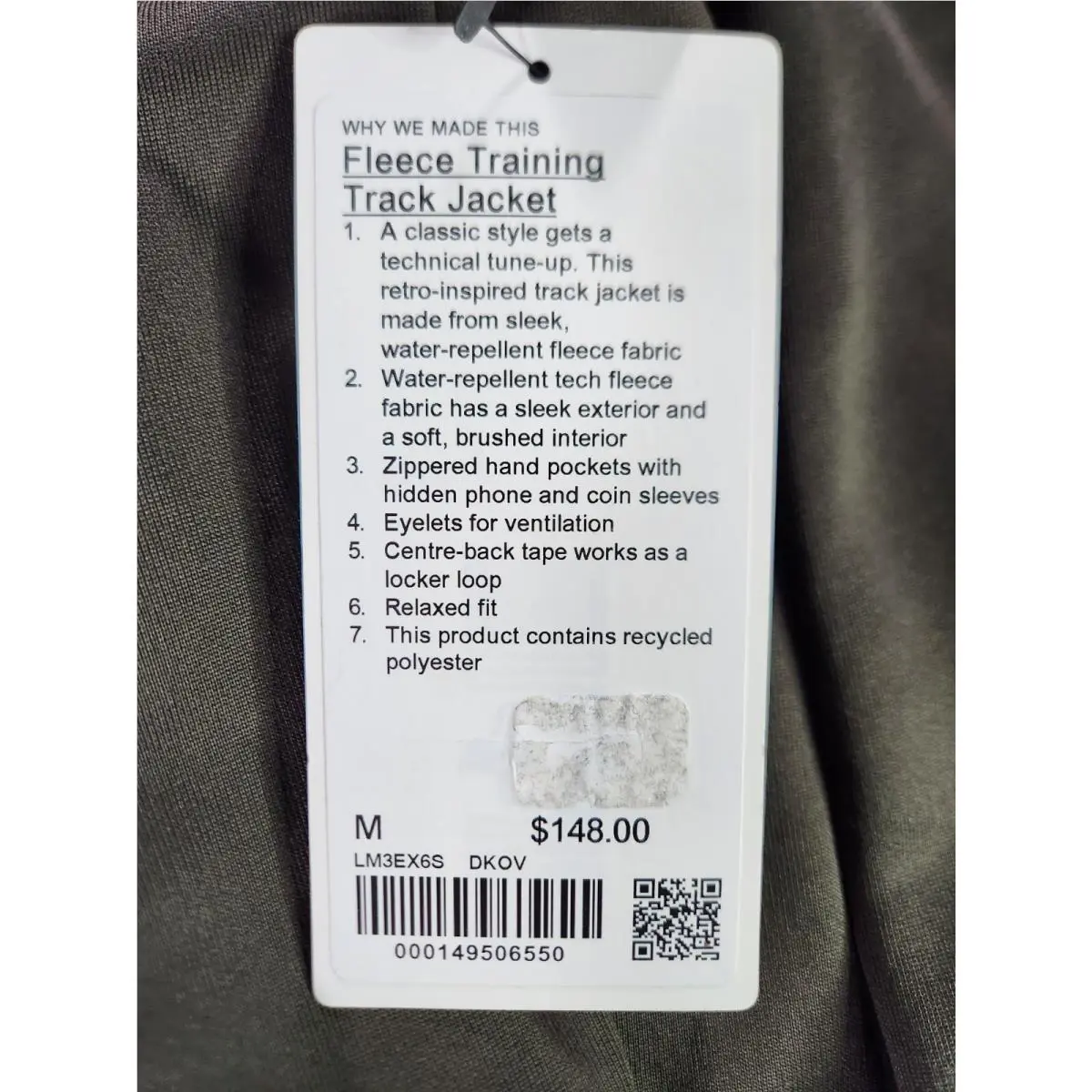 Lululemon clothing - Lululemon Fleece Training - Fleece Training - Dark Olive 3