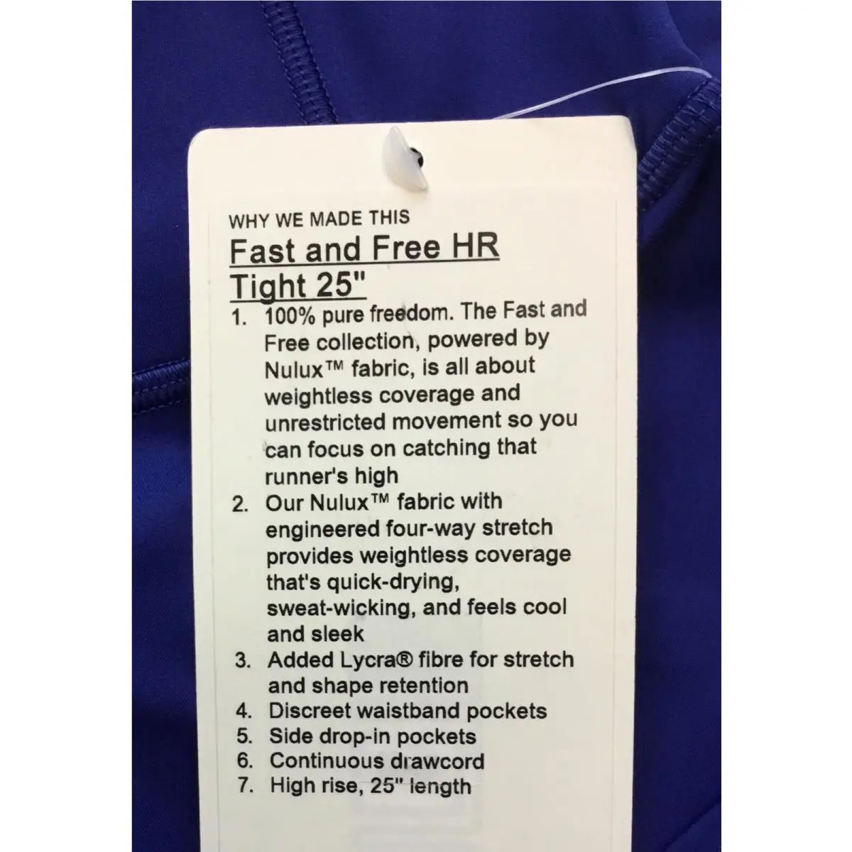 Lululemon clothing - Blue 3