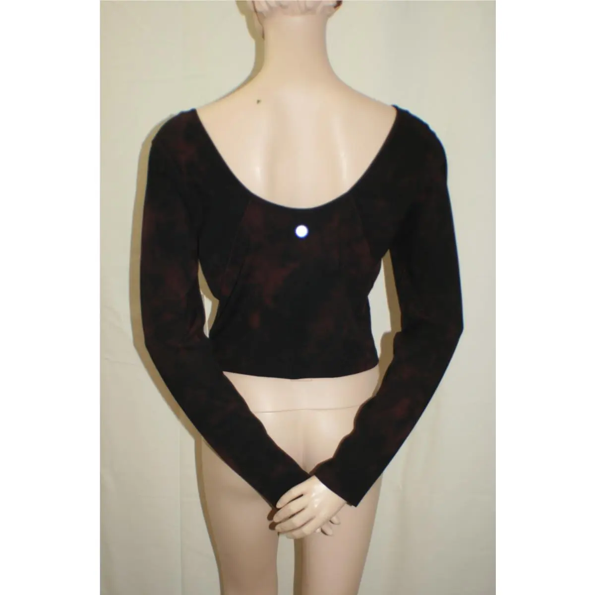 Lululemon Align Long Sleeve Top Wms Sz 12 LW3FTUS Didc Crop Slim Fit Soft