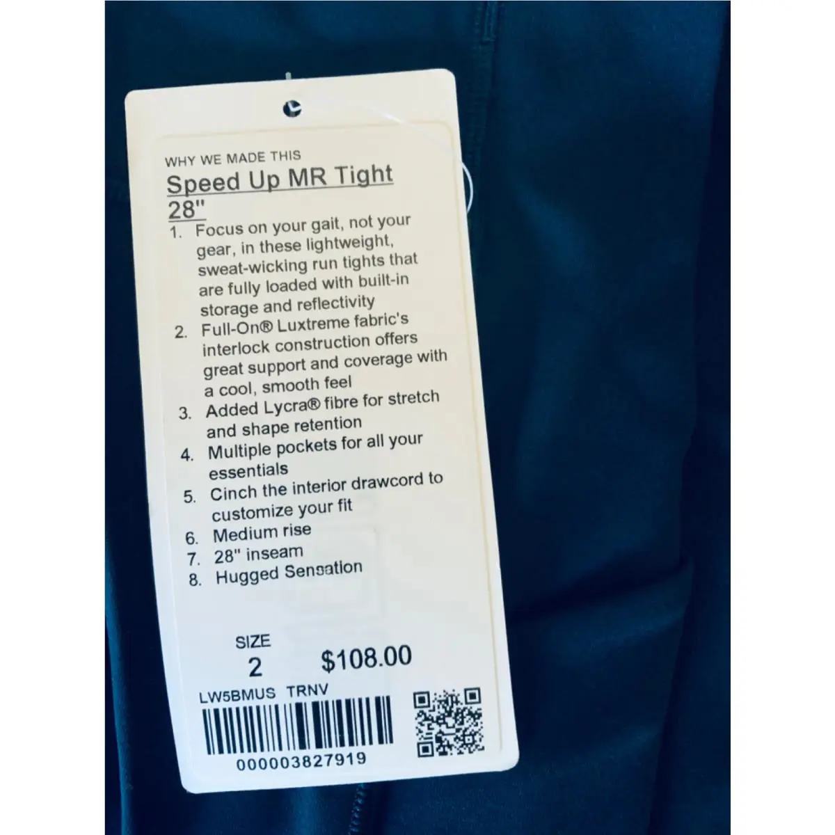 Lululemon clothing - Blue 1