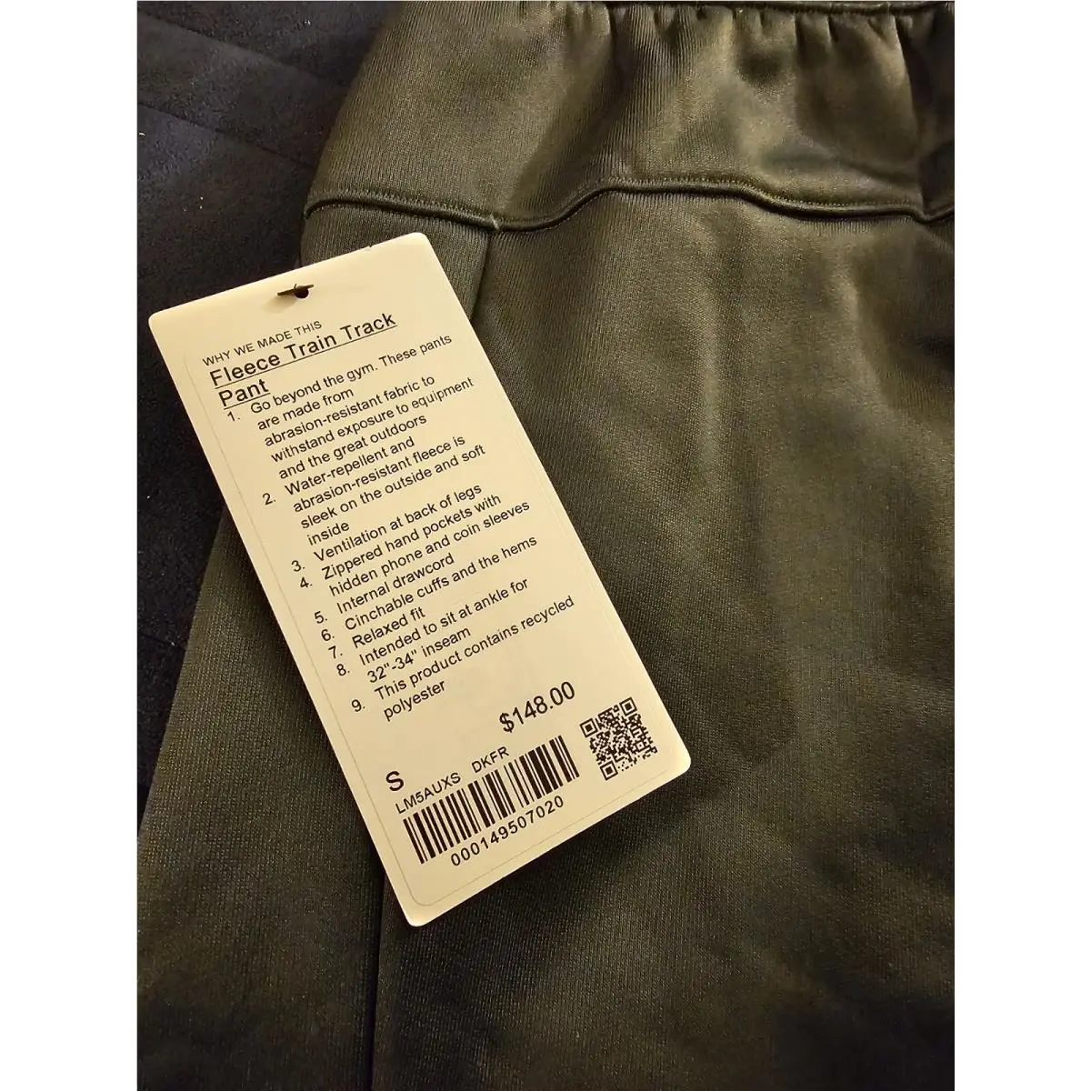 Lululemon clothing - LM5AUXS - Dark Forest 14
