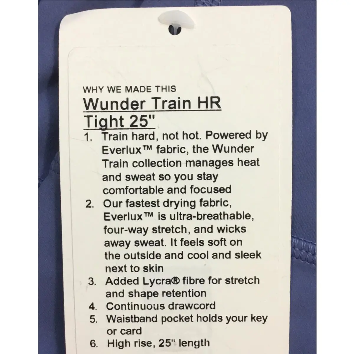 Lululemon clothing - Blue 2