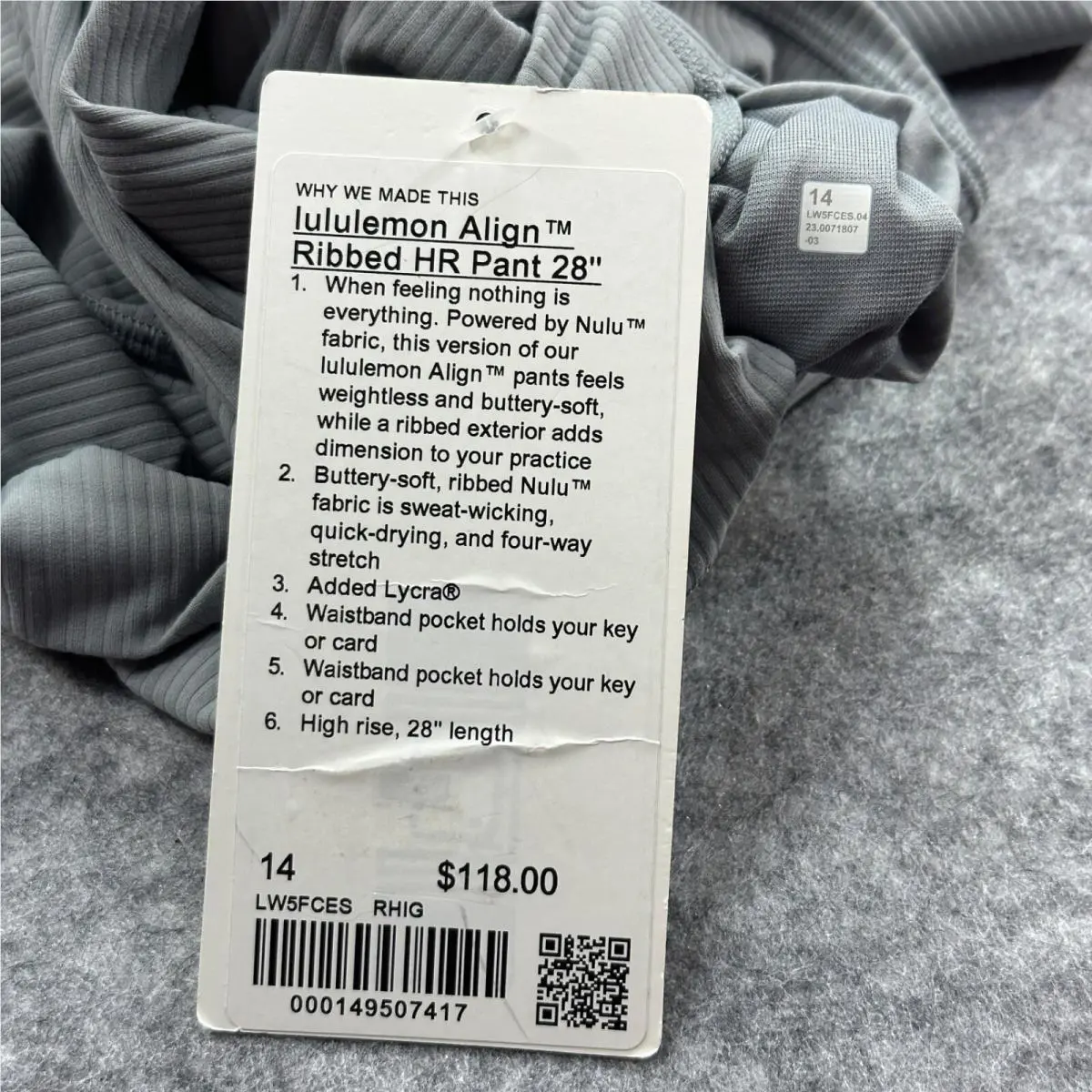 Lululemon clothing - Gray 7