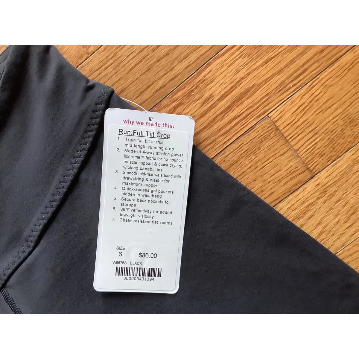 Lululemon clothing - Black 0
