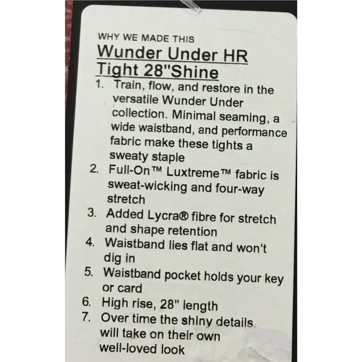 Lululemon clothing - Pink 1